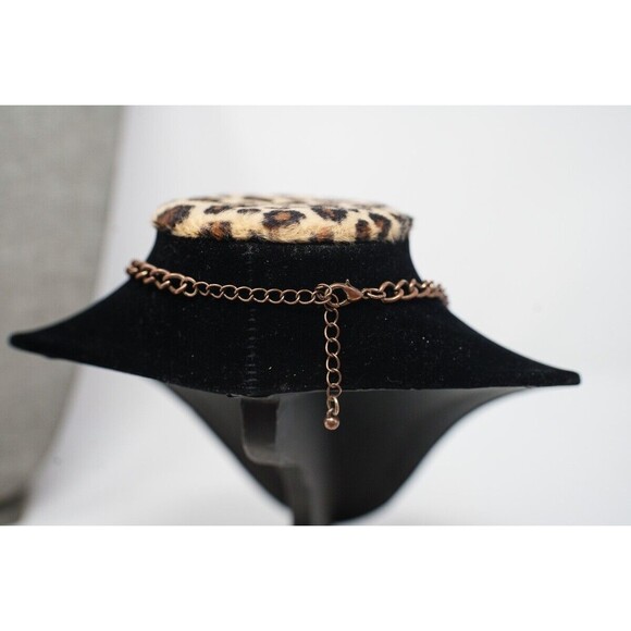 Copper tone triangle abalone shell artisan necklace 17-19" - Picture 3 of 4